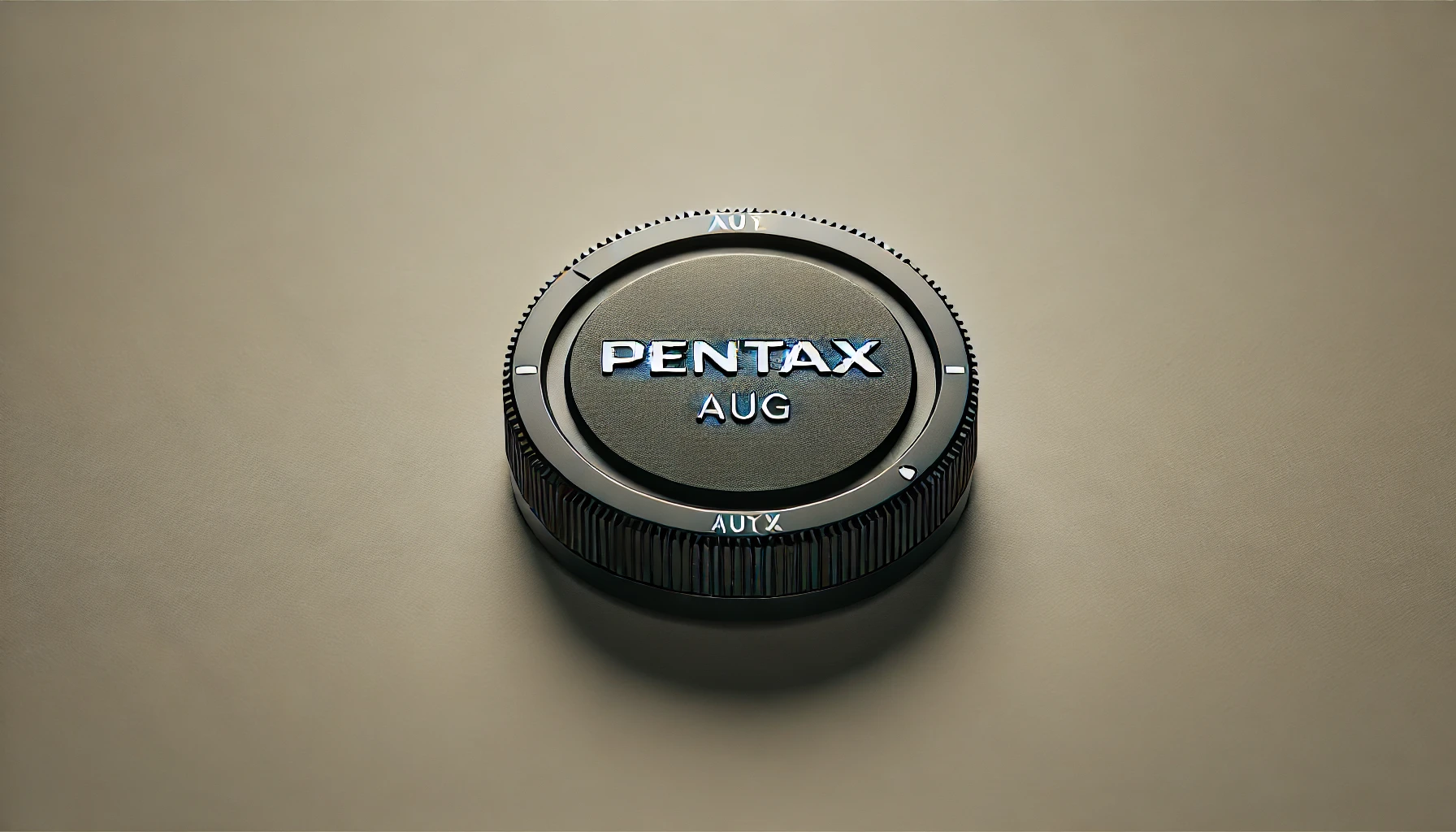 What is AUG on Pentax Camera Lens Cap