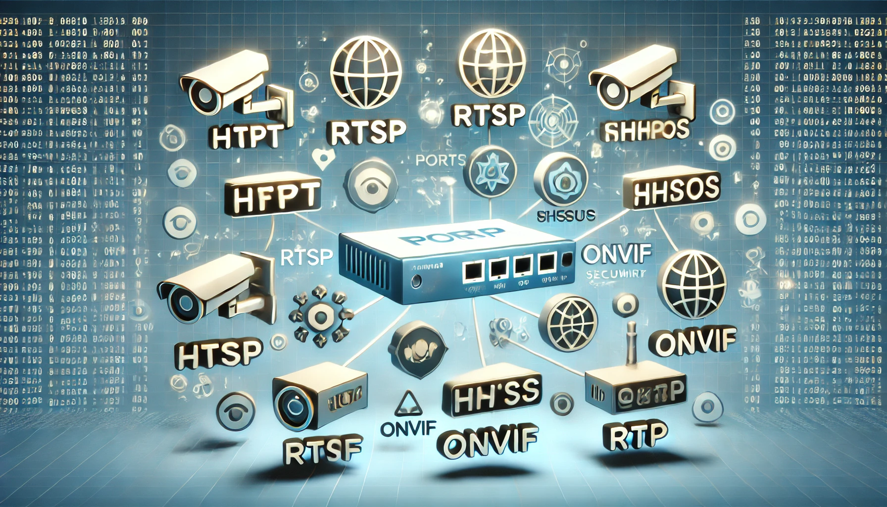 what are the port numbers for cameras​