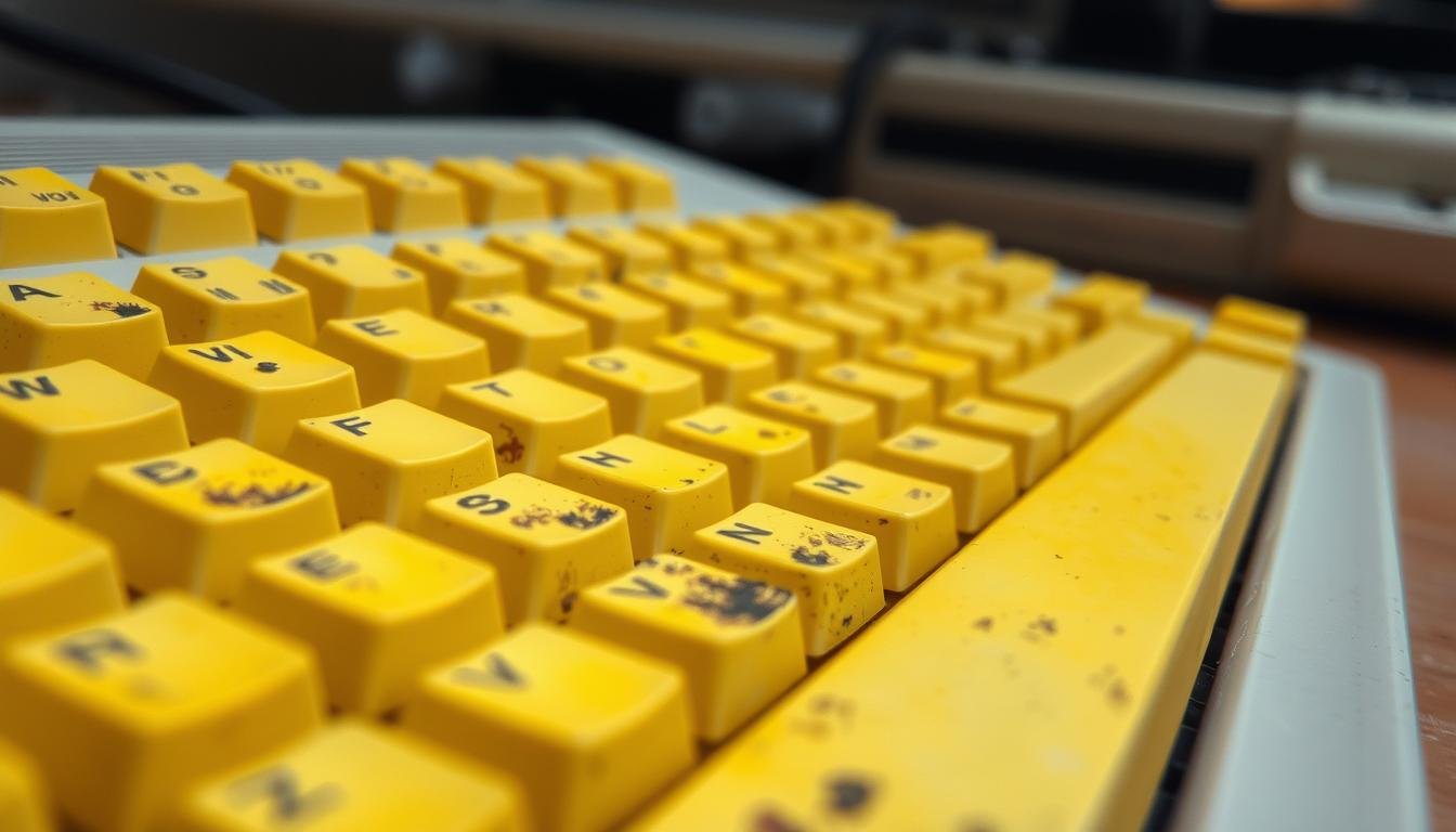 Does Polycarbonate Keyboard Yellow